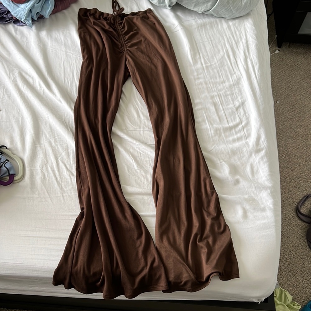 Brown Flare Pants